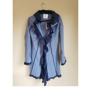 Anthropologie sparrow open cardigan large